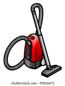 A household vacuum cleaner.