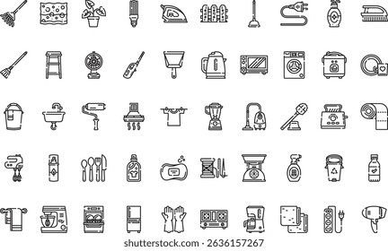 Households icons icons Simple vector icon. Illustration symbol design template for web mobile UI element. 