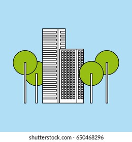 households windows illustration
