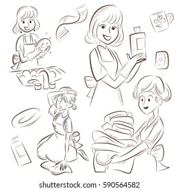housekeeper lady