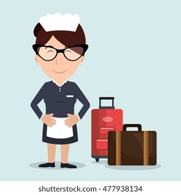 housekeeper maid hotel service