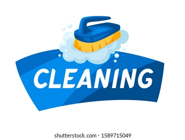 Housekeeping Cleaning Background Illustration Service Design Stock ...