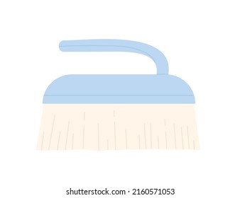 Housekeeping cleaning brush. Cleaning detergents and supplies vector illustration