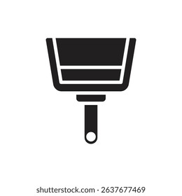 Housekeeping Dustpan Filled Icon Vector Illustration