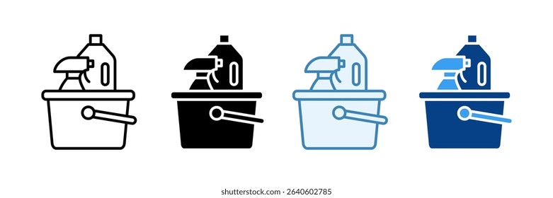 Housekeeping Icon Set Multiple Style Collection