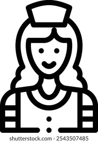 housekeeping icon. Thin Linear Style Design Isolated On White Background