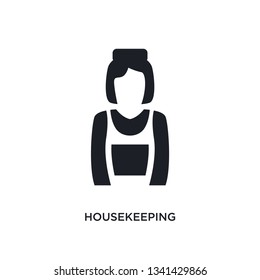 housekeeping isolated icon. simple element illustration from cleaning concept icons. housekeeping editable logo sign symbol design on white background. can be use for web and mobile
