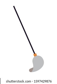 housekeeping mop accessory isolated icon vector illustration design