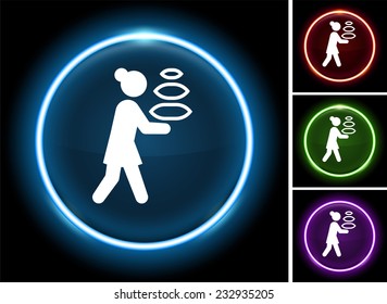 Housekeeping on Glow Round Button
