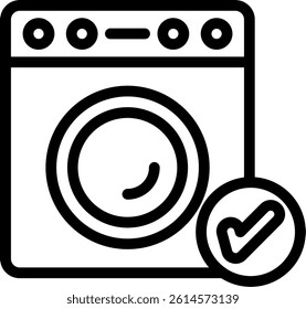 Housekeeping Quality Line Vector Icon Design