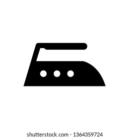 Housekeeping tool : iron icon vector