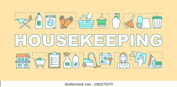 1,374 Housekeeping Word Images, Stock Photos & Vectors | Shutterstock