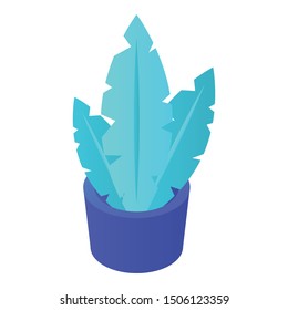 Houseplant icon. Isometric of houseplant vector icon for web design isolated on white background