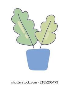 houseplant nature decoration icon isolated