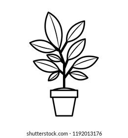 houseplant in pot icon