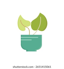 houseplant pot icon vector illustration