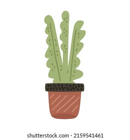 houseplant in pot nature icon