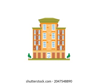 Houses, Buildings, Constructions, Installations. Illustrations of buildings and houses urban sites, drawings of homes classic architecture .