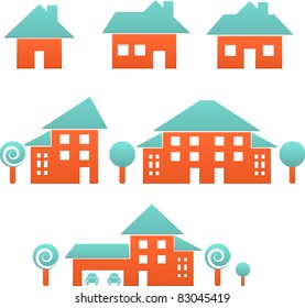 Houses different forms