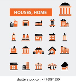 houses, home icons