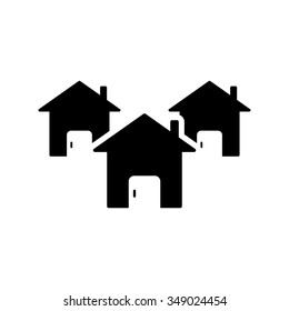  houses icon  