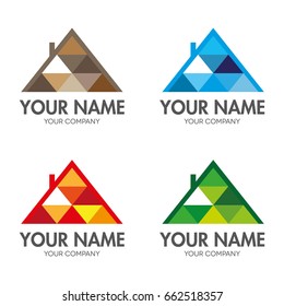 Houses logo set