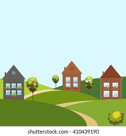 Houses For Rent / Sale. Real Estate Concept