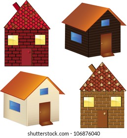 Houses set.