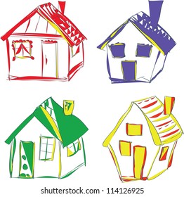 houses vector