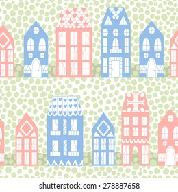 Houses, vector illustration