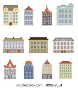 Houses. Vector set for you design