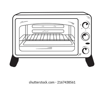 Houseware, Doodle Oven, Illustration and vector