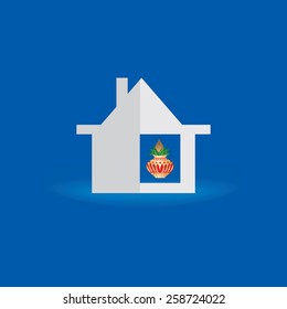 housewarming concept, vector illustration 