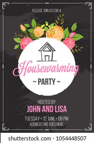 Housewarming Party Invitation Card Design.