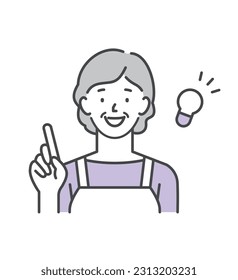A housewife with an idea