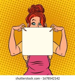 Housewife recipe blank form. Comics caricature pop art retro illustration drawing