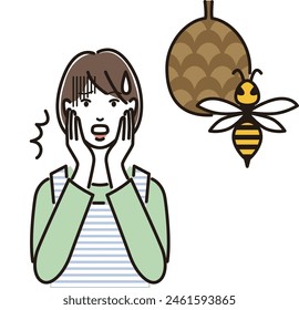 Housewife thinking about pest control