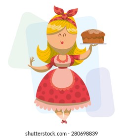 Housewife, vector
