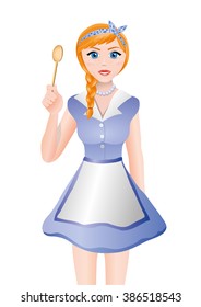 Housewife vector