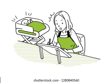 A housewife who operates a personal computer.
