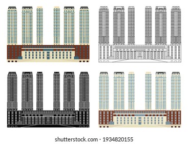 Housing Building in Sao Paulo, Brazil