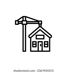 Housing Construction icon in vector. Illustration