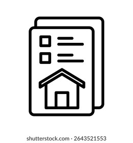 Ilustração Do Vetor Da Linha Do Projeto Da Caixa No Fundo Branco.
