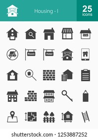 Housing Glyph Icons