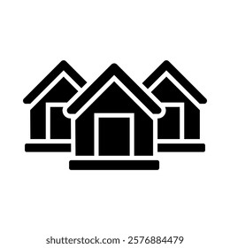 Housing Icon Element For Design