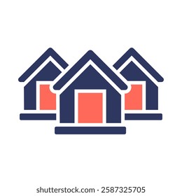 Housing Icon Element For Design