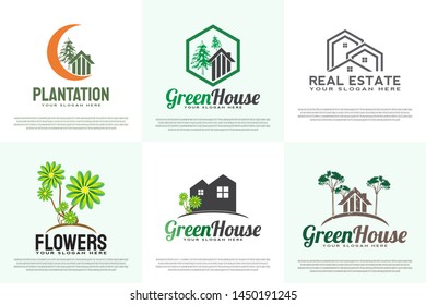 Housing logo collection. home vector logo design. architect sign or symbols. architecture icons. building and construction. house repairs. vector illustration element