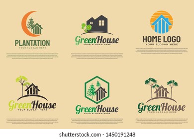 Housing logo collection. home vector logo design. architect sign or symbols. architecture icons. building and construction. house repairs. vector illustration element