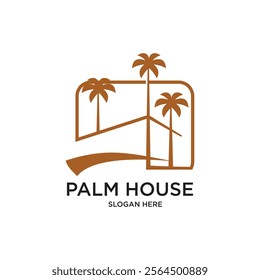 Housing logo design simple concept Premium Vector