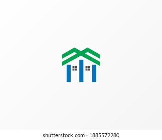 Housing logo design vector template